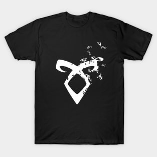 Shadowhunters rune - white runes T-Shirt